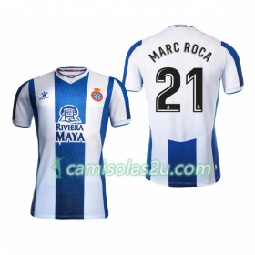 Camisolas de Futebol RCD Espanyol Marc Roca 21 Equipamento Principal 2019/20 Manga Curta